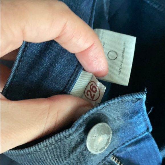 J Brand Navy Blue metal Coated Skinny Jeans - Picture 9 of 9